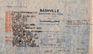 Enumeration district map of Nashville (number 99)